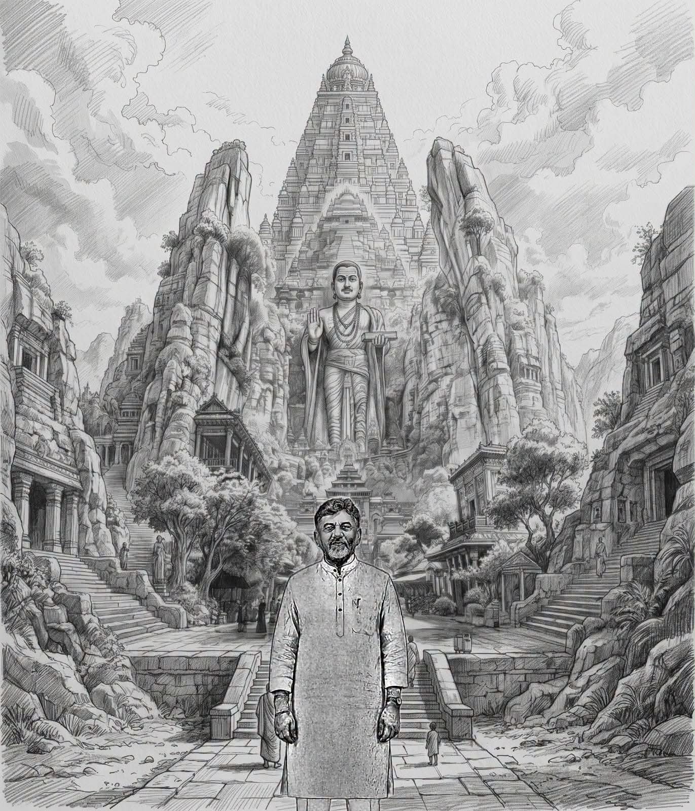 ಶರಣರ ಅನುಭವ ಮಂಟಪಕ್ಕೆ ಭೆಟ್ಟಿ ನೀಡಿದ  AI ರೇಖಾ ಚಿತ್ರಗಳನ್ನು ಹಂಚಿಕೊಂಡ   ಮುಖ್ಯಮಂತ್ರಿ 