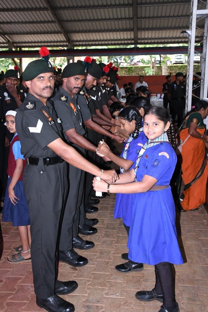 ಮರಾಠಾ ಎಲ್‌ಐಆರ್‌ಸಿಯಲ್ಲಿ ಸಮಾಜ ಮತ್ತು ಸೈನಿಕರ ಸಂಬಂಧ ಬಲ ಪಡಿಸಿದ ರಕ್ಷಾ ಬಂಧನ
